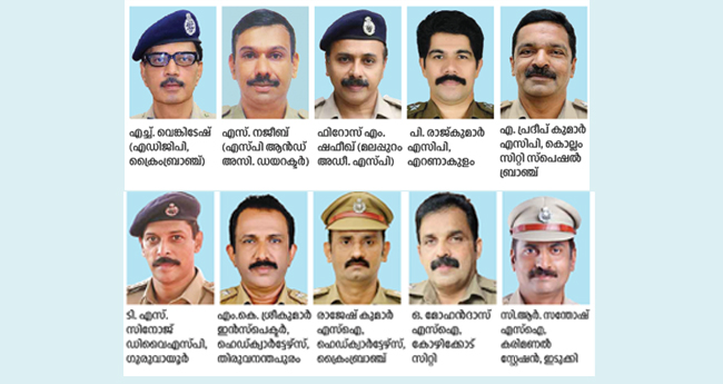 രാഷ്‌ട്രപതിയുടെ പോലീസ് മെഡലുകൾ പ്രഖ്യാപിച്ചു