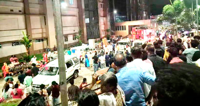 കോഴിക്കോട് മെഡിക്കല്‍ കോളജിലെ  തീപിടിത്തത്തിനു കാരണം  ബാറ്ററിയിലെ ഷോര്‍ട്ടേജ്