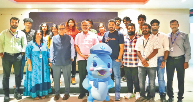 മെട്രോയ്ക്ക് എആര്‍ അധിഷ്ഠിത ഭാഗ്യചിഹ്‌നങ്ങളുമായി ജെയിൻ വിദ്യാർഥികൾ