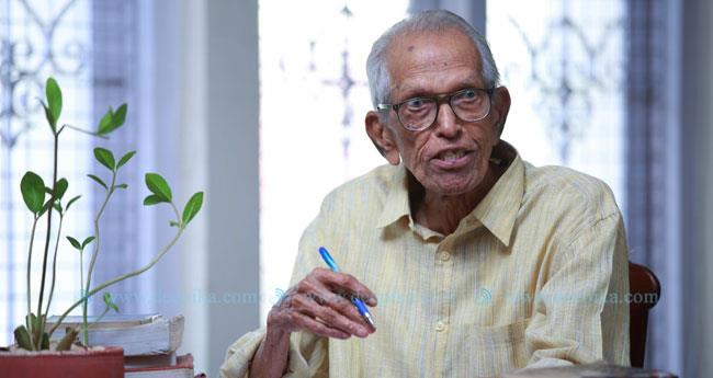 പ്രഫസർ എം.കെ. സാനു അന്തരിച്ചു
