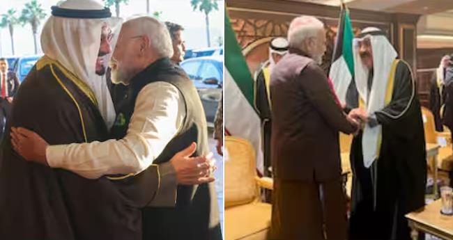 കു​വൈ​റ്റ് അ​മീ​റു​മാ​യി ച​ർ​ച്ച ന​ട​ത്തി മോ​ദി; പ്ര​തി​രോ​ധ രം​ഗ​ത്ത് കൈ ​കോ​ർ​ക്കാ​ൻ ധാ​ര​ണ