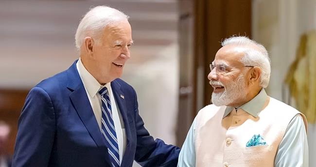 ജോ ​ബൈ​ഡ​നു​മാ​യി ന​രേ​ന്ദ്ര മോ​ദി കൂ​ടി​ക്കാ​ഴ്ച ന​ട​ത്തി; ന​യ​ത​ന്ത്ര വി​ഷ​യ​ങ്ങ​ൾ ച​ർ​ച്ച​യാ​യെ​ന്ന് സൂ​ച​ന