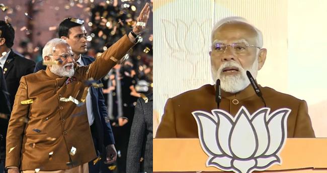 ഡ​ൽ​ഹി ദു​ര​ന്ത​മു​ക്ത​മാ​യി; ഡ​ബി​ൾ എ​ഞ്ചി​ൻ സ​ർ​ക്കാ​രി​ൽ ജ​ന​ങ്ങ​ൾ​ക്ക് വ​ലി​യ പ്ര​തീ​ക്ഷ: പ്ര​ധാ​ന​മ​ന്ത്രി