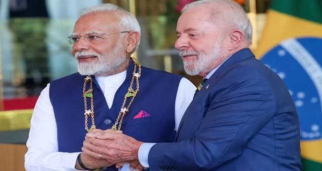 ‘താ​രി​ഫ് ഭീ​ഷ​ണി​യെ ഒ​ന്നി​ച്ച് നേ​രി​ടാം’; ബ്ര​സീ​ൽ പ്ര​സി​ഡ​ന്‍റു​മാ​യി ഫോ​ണി​ൽ സം​സാ​രി​ച്ച് പ്ര​ധാ​ന​മ​ന്ത്രി