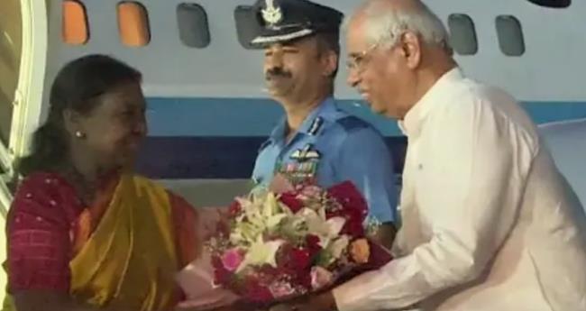 പ്ര​തി​കൂ​ല കാ​ലാ​വ​സ്ഥ; രാ​ഷ്ട്ര​പ​തി​യു​ടെ യാ​ത്ര​യി​ൽ മാ​റ്റം