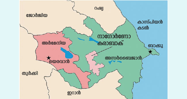 നാഗോർണോ കരാബാക് വീണ്ടും പുകയുന്നു; അർമേനിയ-അസർബൈജാൻ സംഘർഷം