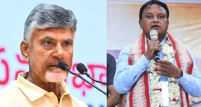 ആ​ന്ധ്ര​യി​ൽ ച​ന്ദ്ര​ബാ​ബു നാ​യി​ഡു​വും ഒ​ഡീ​ഷ​യി​ൽ മോ​ഹ​ൻ ച​ര​ൺ മാ​ജി​യും ഇ​ന്ന് മു​ഖ്യ​മ​ന്ത്രി​മാ​രാ​യി സ​ത്യ​പ്ര​തി​ജ്ഞ ചെ​യ്യും