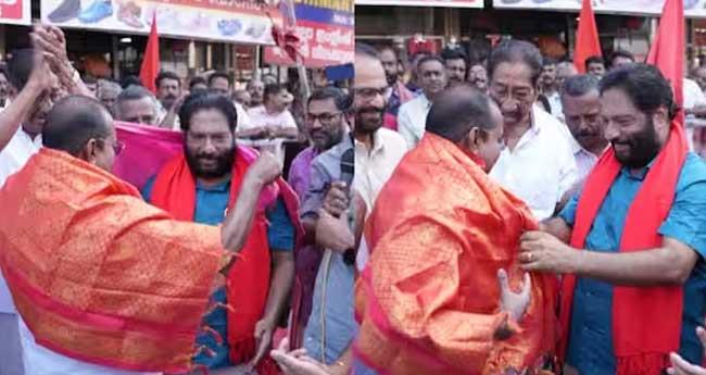 ബി​ജെ​പി ജി​ല്ലാ ക​മ്മി​റ്റി അം​ഗം സി​പി​എ​മ്മി​ൽ ചേ​ർ​ന്നു