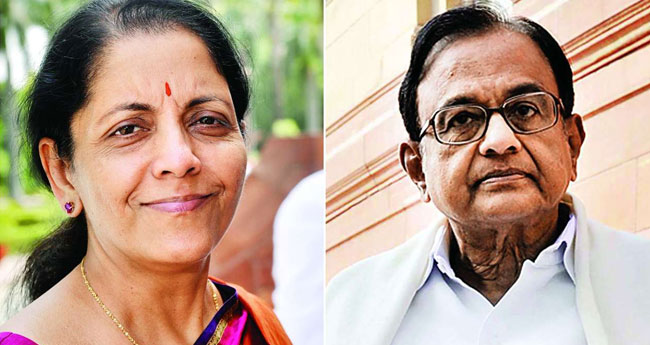 സന്പദ്ഘടന സുന്ദരമെന്ന് നിർമല; ജനങ്ങൾ ദുരിതത്തിലെന്നു ചിദംബരം