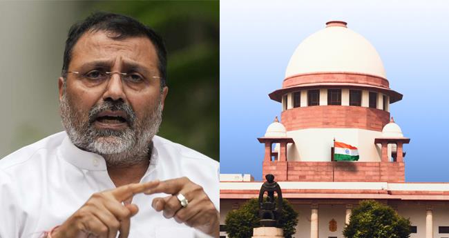 സു​പ്രീം​കോ​ട​തി​ക്കെ​തി​രാ​യ പ​രാ​മ​ർ​ശം; ബി​ജെ​പി എം​പി​ക്കെ​തി​രേ ന​ട​പ​ടി ആ​വ​ശ്യ​പ്പെ​ട്ട് എ​ജി​യ്ക്ക് ബാ​ർ കൗ​ൺ​സി​ലി​ന്‍റെ ക​ത്ത്