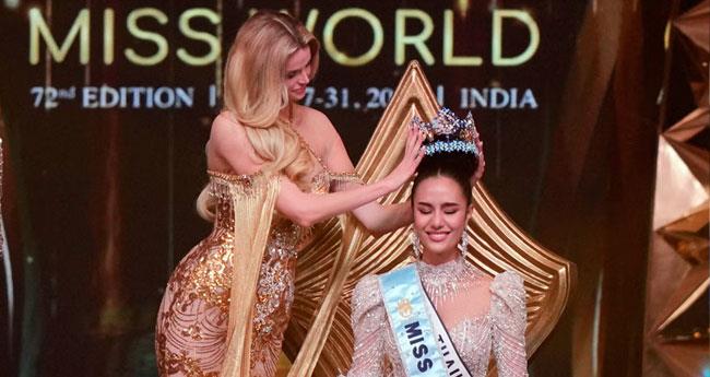 മി​സ് താ​യ്‌​ല​ൻ​ഡ് ഒ​പാ​ൽ സു​ചാ​ത ചു​ങ്ശ്രീ ലോ​ക​സു​ന്ദ​രി