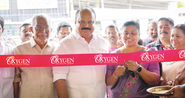 ഓക്സിജന്‍റെ നവീകരിച്ച നാഗന്പടം ഷോറും ഉദ്ഘാടനം ചെയ്തു