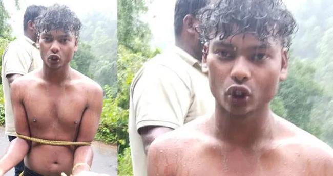 ആ​ദി​വാ​സി യു​വാ​വി​നെ കെ​ട്ടി​യി​ട്ട് മ​ര്‍​ദി​ച്ചു; ദൃ​ശ്യ​ങ്ങ​ൾ പു​റ​ത്ത്