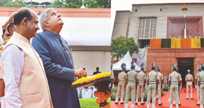 സമ്മേളനത്തിനൊരുങ്ങി പുതിയ മന്ദിരം