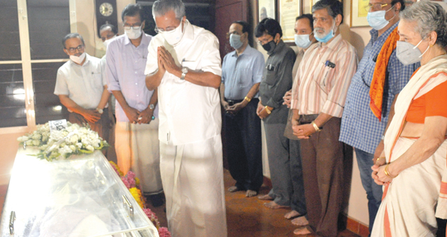 വി​​​ഷ്ണു​​​നാ​​​രാ​​​യ​​​ണ​​​ൻ ന​​​ന്പൂ​​​തി​​​രി ക​വി​ത​യെ പു​തി​യ ഭാ​വ​ത​ല​ങ്ങ​ളി​ലേ​ക്ക് ഉയ​ർ​ത്തി​യ ക​വി: മു​ഖ്യ​മ​ന്ത്രി