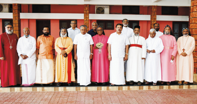 മാർത്തോമ മെ​ത്രാ​പ്പോ​ലീത്താ​യു​ടെ  നേ​തൃ​ത്വം സ​മൂ​ഹ​ത്തി​ന്‍റെ ന​ന്മ​യ്ക്ക്  ഉ​ത​ക​ട്ടെ: പിണറായി വിജയൻ