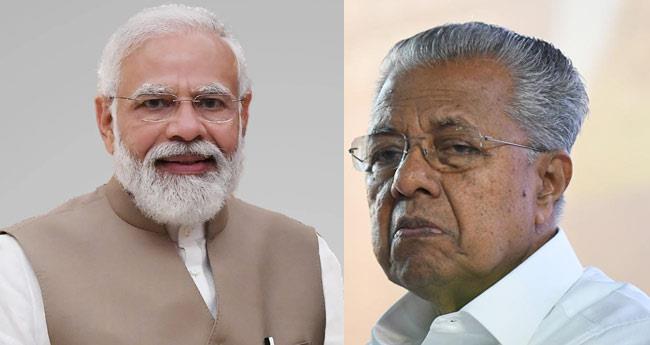 വീ​ണാ ജോ​ർ​ജി​ന് യാ​ത്രാ​നു​മ​തി നി​ഷേ​ധി​ച്ച​ സംഭവം; മു​ഖ്യ​മ​ന്ത്രി പ്ര​ധാ​ന​മ​ന്ത്രി​ക്ക് ക​ത്ത​യ​ച്ചു