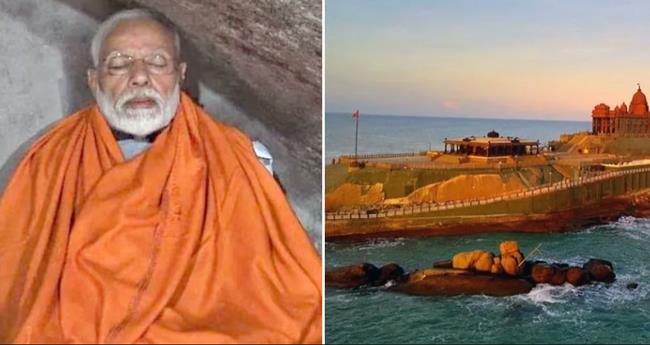 വി​വേ​കാ​ന​ന്ദ പാ​റ​യി​ൽ ധ്യാ​ന​മി​രി​ക്കാ​ൻ  മോ​ദി ഇ​ന്ന് ക​ന്യാ​കു​മാ​രി​യി​ൽ