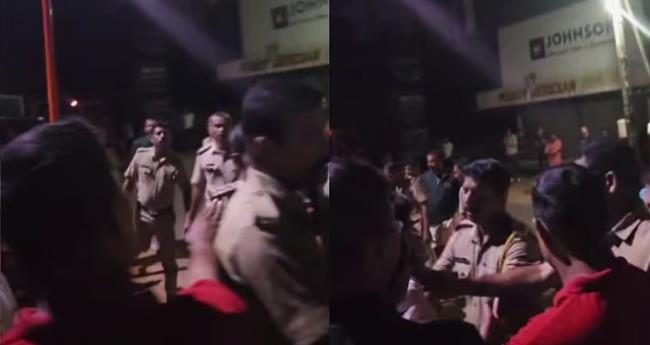 പോ​ലീ​സി​നെ കൈ​യേ​റ്റം ചെ​യ്ത സം​ഭ​വം; 20 പേ​ർ​ക്കെ​തി​രെ കേ​സ്
