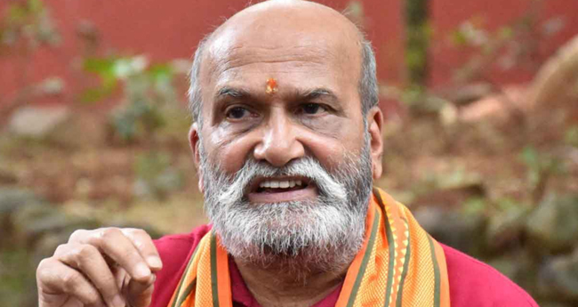 ഇ​ന്ത്യ-​പാ​ക് മ​ത്സ​ര​ത്തി​ന് എ​തി​രേ ശ്രീ​രാ​മ​സേ​ന