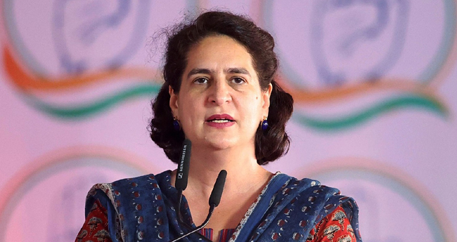 അം​ബാ​നി​യു​ടെ മ​ക​ന്‍റെ വി​വാ​ഹ ച​ട​ങ്ങി​ൽ പ്രി​യ​ങ്ക പ​ങ്കെ​ടു​ത്തി​ട്ടി​ല്ല;  വി​ശ​ദീ​ക​ര​ണ​വു​മാ​യി കോ​ൺ​ഗ്ര​സ്