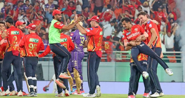 പ​ഞ്ചാ​ബ് കിം​ഗ്‌​സ് 16 റ​ണ്‍​സ് ജ​യം സ്വ​ന്ത​മാ​ക്കി