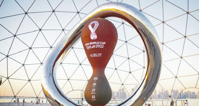 2022 ഫിഫ ഖ​​​​​ത്ത​​​​​ർ ലോ​​​​​ക​​​​​ക​​​​​പ്പ് ഫുട്ബോൾ നേ​​​​​ര​​​​​ത്തേ എ​​​​ത്തും