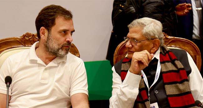 യെ​ച്ചൂ​രി ഇ​ന്ത്യ​യെ​ന്ന ആ​ശ​യ​ത്തി​ന്‍റെ സം​ര​ക്ഷ​ക​ൻ : രാ​ഹു​ൽ ഗാ​ന്ധി