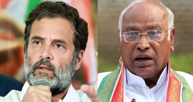 ഉമ്മൻ ചാണ്ടിയെ അനുസ്മരിച്ച് രാഹുലും ഖാർഗെയും