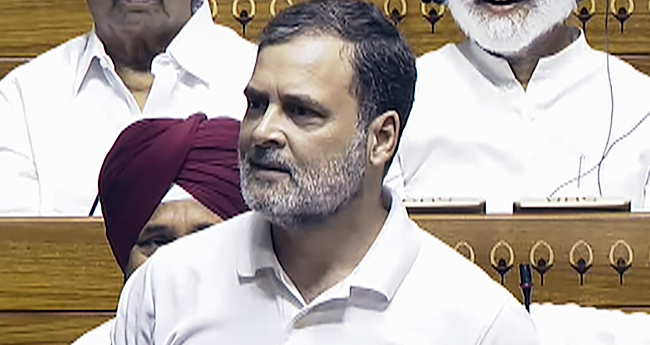 ട്രംപിനെ തള്ളിപ്പറയാൻ  മോദിക്കു കഴിയില്ല: രാഹുൽ