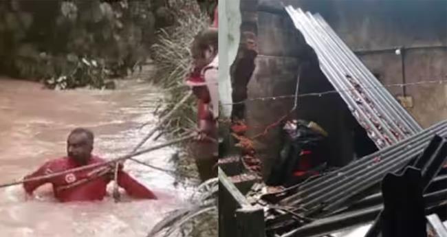ക​ന​ത്ത മ​ഴ; തി​രു​വ​ന​ന്ത​പു​ര​ത്തും തി​രു​വ​ല്ല​യി​ലും വ്യാ​പ​ക നാ​ശം
