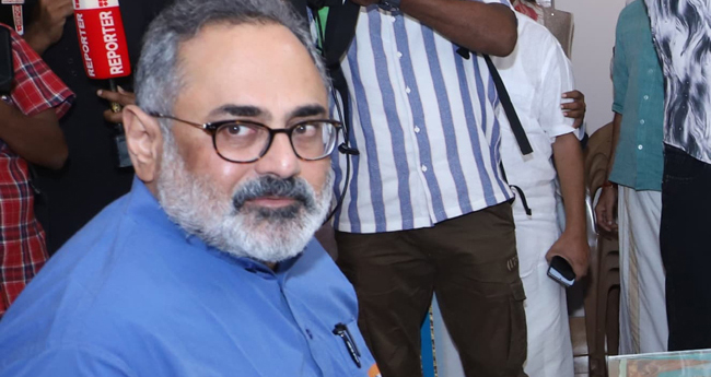 കന്യാസ്ത്രീമാർ രാജീവ് ചന്ദ്രശേഖറെ സന്ദർശിച്ചു