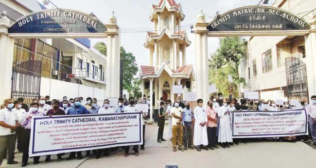 തി​രു​സ്വ​രൂ​പം ത​ക​ർ​ത്ത സം​ഭ​വം: ആ​ശ​ങ്ക​യും പ്ര​തി​ഷേ​ധ​വും  രേ​ഖ​പ്പെ​ടു​ത്തി രാ​മ​നാ​ഥ​പു​രം രൂ​പ​ത