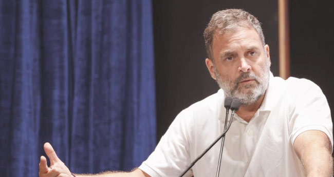 ജനാധിപത്യം ആക്രമിക്കപ്പെടുന്നു:  രാഹുൽ ഗാന്ധി