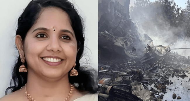 അഹമ്മദാബാദ് വിമാനാപകടം; രഞ്ജിതയുടെ മൃതദേഹം ഇന്ന് നാട്ടിലെത്തിക്കും