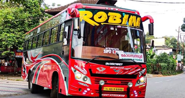  റോ​ബി​ന്   പൂ​ട്ടി​ട്ടു; പെ​ർ​മി​റ്റ് റ​ദ്ദാ​ക്കി