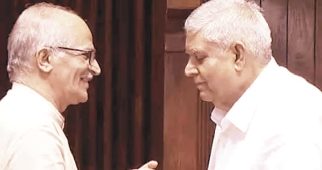 സി. സദാനന്ദൻ രാജ്യസഭാംഗമായി സത്യപ്രതിജ്ഞ ചെയ്തു