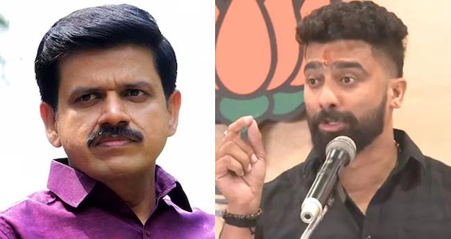 പ്ര​ശാ​ന്ത് ശി​വ​ൻ ആ​ർ​എ​സ്എ​സ് പ്ര​വ​ർ​ത്ത​ക​നെ കൊ​ന്ന കേ​സി​ലെ പ്ര​തി: സ​ന്ദീ​പ് വാ​ര്യ​ർ