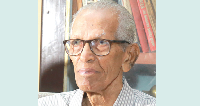 പ്രഫ. എം.കെ. സാനു വിടവാങ്ങി