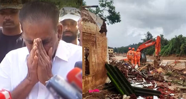 ദു​ര​ന്ത​മു​ഖ​ത്ത് ക​ണ്ണീ​ര്‍ വാ​ര്‍​ത്ത്  മ​ന്ത്രി എ.​കെ. ശ​ശീ​ന്ദ്ര​ന്‍
