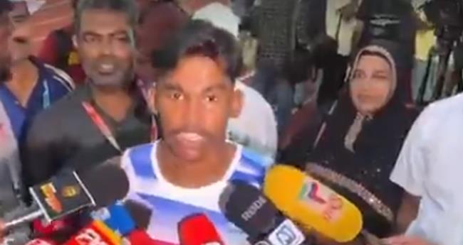 സ്കൂ​ൾ കാ​യി​ക​മേ​ള; അ​ന്‍​സ്വാ​ഫ് വേ​ഗ​രാ​ജാ​വ്