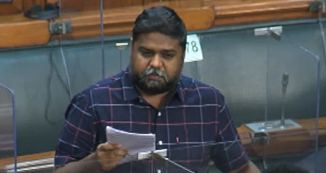 ഡിഎംകെ എംപിയുടെ  ഗോമൂത്ര സംസ്ഥാനമെന്ന പ്രയോഗം വിവാദമായി