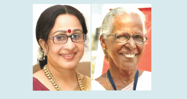 ഷീ​ല​യ്ക്കും പി​.കെ. മേ​ദി​നി​ക്കും  ആ​ജീ​വ​നാ​ന്ത സം​ഭാ​വ​ന​യ്ക്കു​ള്ള  സംസ്ഥാന പുരസ്കാ​രം