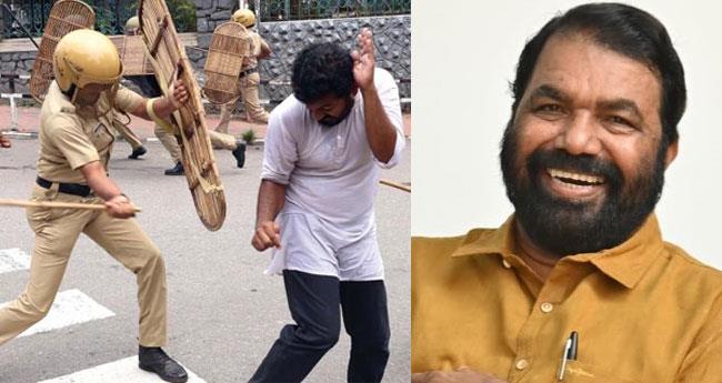 അ​ടി കാ​ര്യ​മാ​ക്കേ​ണ്ട, എ​നി​ക്കും കി​ട്ടി​യി​ട്ടു​ണ്ട്: യൂ​ത്ത് കോ​ൺ​ഗ്ര​സ് പ്ര​വ​ർ​ത്ത​ക​നെ ഉ​പ​ദേ​ശി​ച്ച് മ​ന്ത്രി