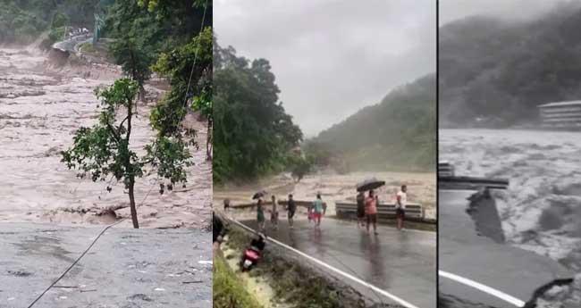 സി​ക്കി​മി​ല്‍ അ​തീ​വ ജാ​ഗ്ര​താ നി​ര്‍​ദേ​ശം; ആ​ളു​ക​ളെ സു​ര​ക്ഷി​ത സ്ഥാ​ന​ങ്ങ​ളി​ലേ​ക്ക് മാ​റ്റു​ന്ന ന​ട​പ​ടി​ക​ൾ പുരോഗമിക്കുന്നു