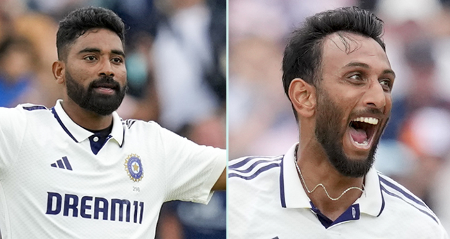 സി​​റാ​​ജി​​നും പ്ര​​സി​​ദ്ധി​​നും  റാ​​ങ്കിം​​ഗ് മു​​ന്നേ​​റ്റം