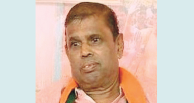 ‘കാ​വി​ക്കൊ​ടി ദേ​ശീ​യ​പ​താ​ക​യാ​ക്ക​ണം’; വി​​​​​വാ​​​​​ദ പ്ര​​​​​സ്താ​​​​​വ​​​​​ന​​​​​യു​​​​​മാ​​​​​യി ബി​​​​​ജെ​​​​​പി​​​​​ നേ​​​​​താ​​​​​വ് എ​​​​​ൻ. ശി​​​​​വ​​​​​രാ​​​​​ജ​​​​​ൻ