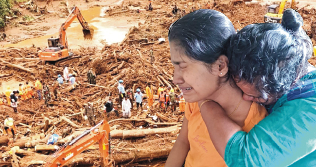 ഉരുളെടുത്തു സ്നേഹത്തണൽ!  സ്നേഹയും ഹർഷയും തനിച്ചായി