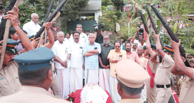 വാഴൂരിന് കേരളത്തിന്‍റെ യാത്രാമൊഴി