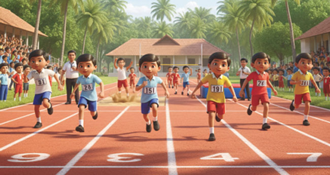 കാ​യി​ക​മേ​ള​യെ വ​ര​വേ​ല്ക്കാ​ൻ ത​ല​സ്ഥാ​നം ഒ​രു​ങ്ങി